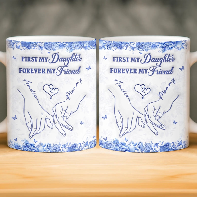 Custom 3D Inflated Effect Printed Mug - Personalized Birthday Gifts For Mom, Daughter - Grateful For You Always