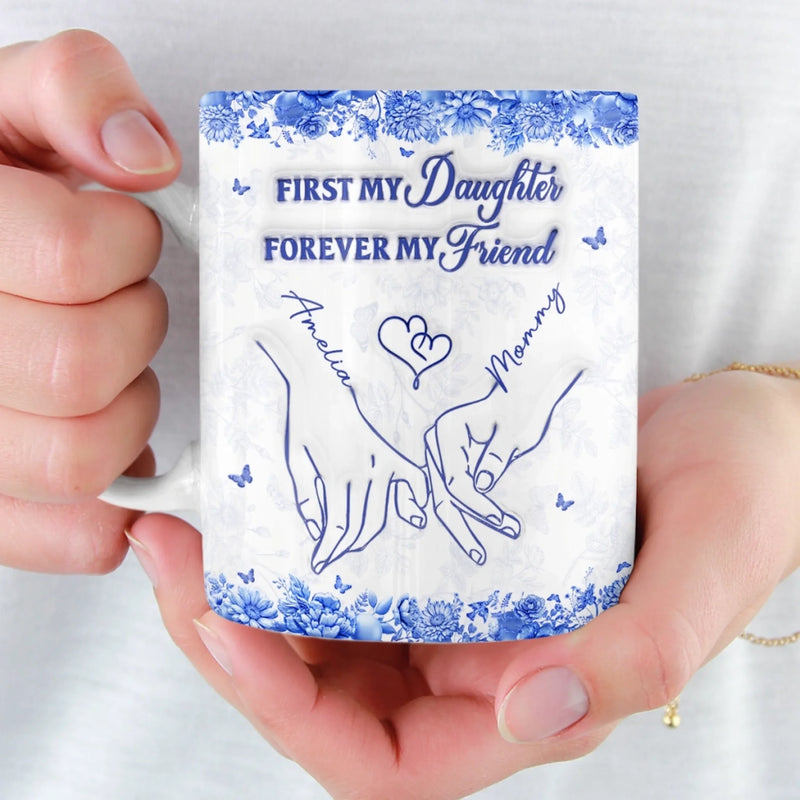 Custom 3D Inflated Effect Printed Mug - Personalized Birthday Gifts For Mom, Daughter - Grateful For You Always