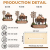 Together Is My Favorite Place To Be - Couple Personalized Custom Shaped 2-Layered Wooden Plaque With Flat Stand - House Warming Gift For Husband Wife, Anniversary