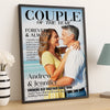 Custom Photo Vertical Poster - Personalized Anniversary Wedding Gifts For Husband And Wife, Him And Her - Love Grows Where We Stand