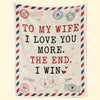 Custom Blanket - Personalized Anniversary Wedding Gifts For Husband And Wife, Him And Her - You Are My Chosen Calm