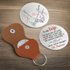 Custom Pocket Hug - Personalized Anniversary Wedding Gifts For Husband And Wife, Him And Her - Our Love Holds Steady