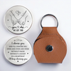 Custom Pocket Hug - Personalized Anniversary Wedding Gifts For Husband And Wife, Him And Her - Two Lives One Rhythm