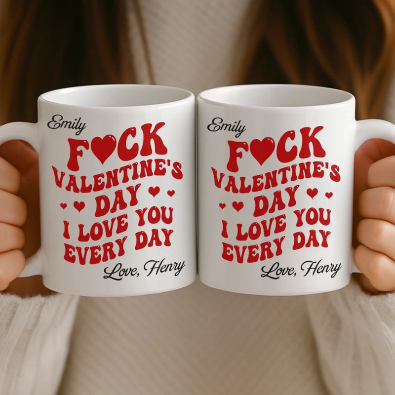 Custom Mug - Personalized Anniversary Valentine Wedding Gifts For Husband And Wife, Him And Her - My One And Only