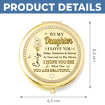 Custom Compact Mirror - Personalized Birthday Gifts For Daughter - Another Year Fabulous