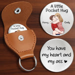 Custom Name Romantic Couple Gifts - Personalized Pocket Hug