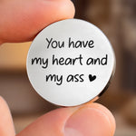 Custom Name Romantic Couple Gifts - Personalized Pocket Hug