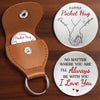 Custom Pocket Hug - Personalized Anniversary Wedding Gifts For Husband And Wife, Him And Her - Love That Stays Gentle