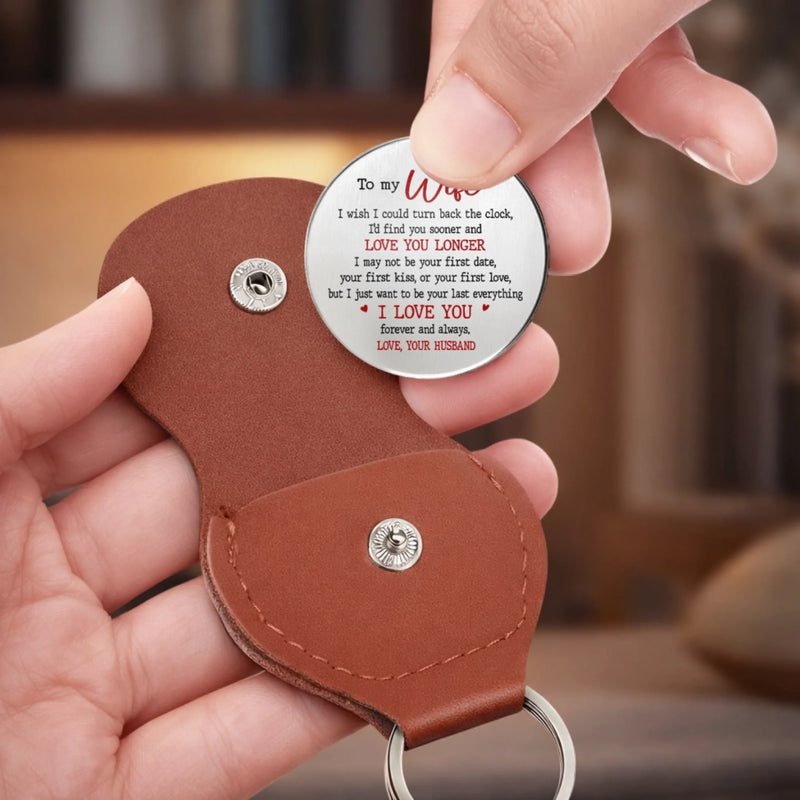 Custom Pocket Hug - Personalized Anniversary Wedding Gifts For Husband And Wife, Him And Her - Together Makes Sense Always