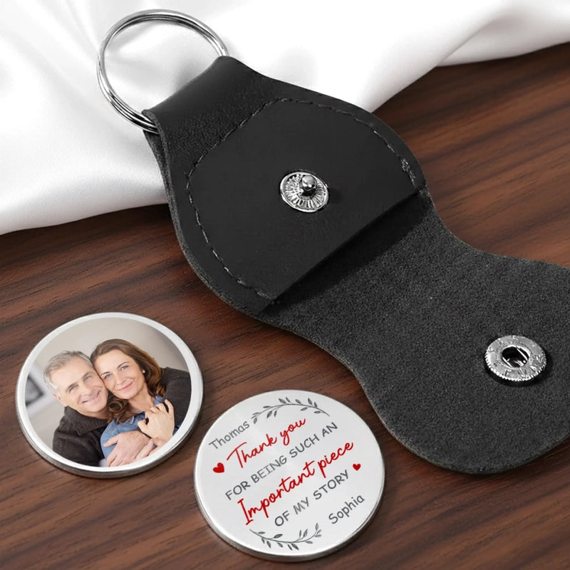 Custom Photo Pocket Hug - Personalized Anniversary Wedding Gifts For Husband And Wife, Him And Her - You Are My Forever Person