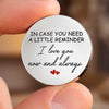 Custom Pocket Hug - Personalized Anniversary Wedding Gifts For Husband And Wife, Him And Her - A Love To Keep