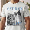 Custom Photo Unisex T-shirt, Premium T-shirt, Hoodie - Personalized Birthday Gifts For Dog Cat Lovers, Dog Dad And Mom, Cat Owners - Proud Cat Mom Energy