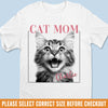 Custom Photo Unisex T-shirt, Premium T-shirt, Hoodie - Personalized Birthday Gifts For Dog Cat Lovers, Dog Dad And Mom, Cat Owners - Proud Cat Mom Energy