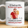 Custom Mug - Personalized Anniversary Wedding Gifts For Husband And Wife, Him And Her - Love Grows Here