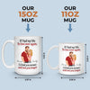 Custom Mug - Personalized Anniversary Wedding Gifts For Husband And Wife, Him And Her - Love Grows Here