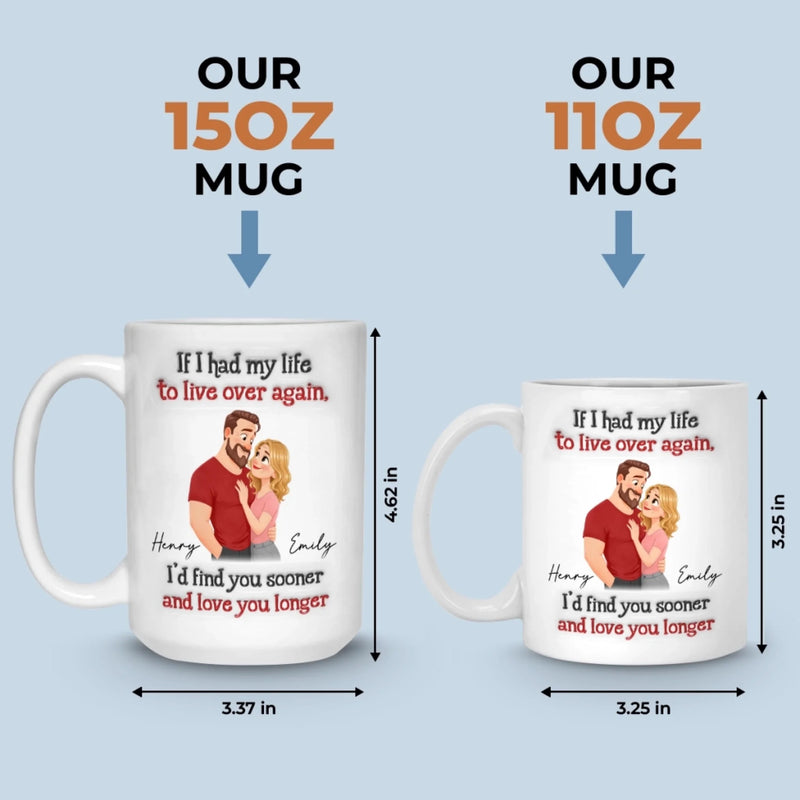 Custom Mug - Personalized Anniversary Wedding Gifts For Husband And Wife, Him And Her - Love Grows Here