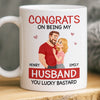 Custom Mug - Personalized Anniversary Wedding Gifts For Husband And Wife, Him And Her - Once Upon A Lifetime