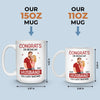Custom Mug - Personalized Anniversary Wedding Gifts For Husband And Wife, Him And Her - Once Upon A Lifetime