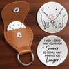 Custom Pocket Hug - Personalized Anniversary Wedding Gifts For Husband And Wife, Him And Her - Sent With Love