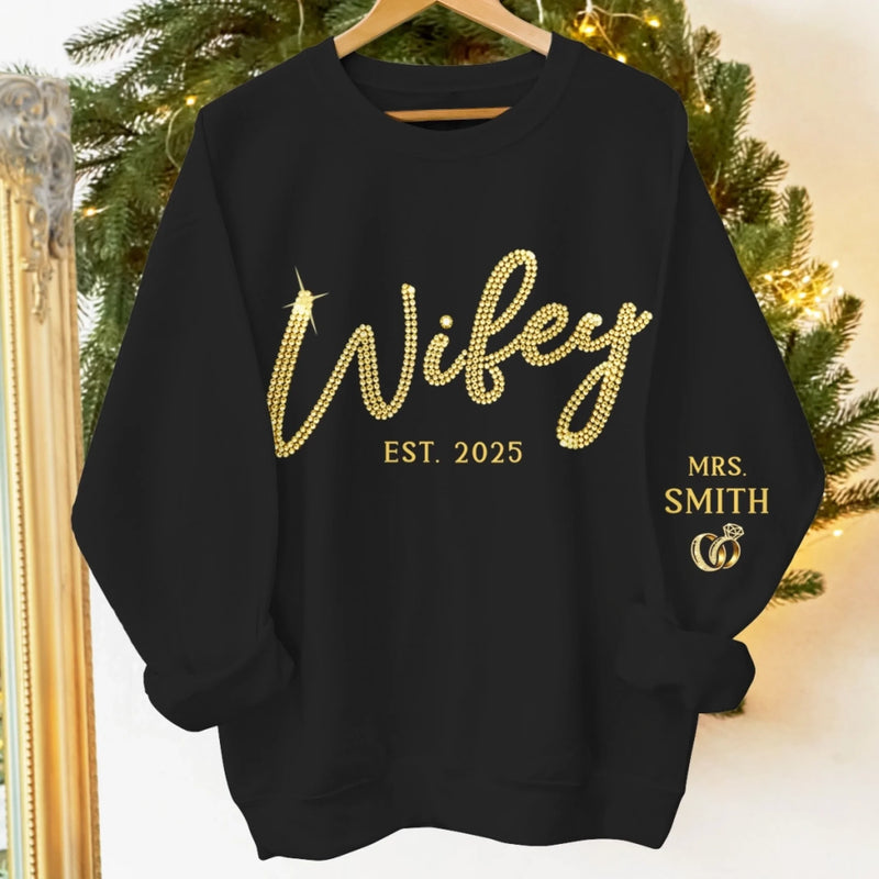 Custom Unisex Sweatshirt, Hoodie With Design On Sleeve - Personalized Anniversary Wedding Gifts For Husband And Wife, Him And Her - You Make Life Feel Kinder