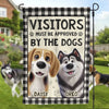 Custom Flag - Personalized Birthday Gifts For Dog Lovers, Dog Dad And Mom - This Home Has Dogs