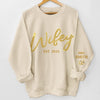Custom Unisex Sweatshirt, Hoodie With Design On Sleeve - Personalized Anniversary Wedding Gifts For Husband And Wife, Him And Her - You Make Life Feel Kinder