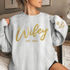 Custom Unisex Sweatshirt, Hoodie With Design On Sleeve - Personalized Anniversary Wedding Gifts For Husband And Wife, Him And Her - You Make Life Feel Kinder