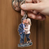 Custom Photo Shaped Acrylic Keychain - Personalized Anniversary Wedding Gifts For Husband And Wife, Him And Her - Still Choosing You Daily