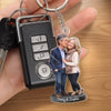 Custom Photo Shaped Acrylic Keychain - Personalized Anniversary Wedding Gifts For Husband And Wife, Him And Her - Still Choosing You Daily