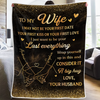 Custom Blanket - Personalized Anniversary Wedding Gifts For Husband And Wife, Him And Her - We Belong In This Moment