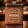 Custom Hip Flask Set - Personalized Anniversary Wedding Gifts For Husband And Wife, Him And Her - Love That Knows Home