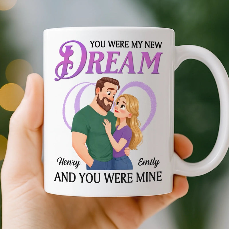 Custom Mug - Personalized Anniversary Wedding Gifts For Husband And Wife, Him And Her - Love Grows In Quiet Ways