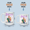 Custom Mug - Personalized Anniversary Wedding Gifts For Husband And Wife, Him And Her - Love Grows In Quiet Ways