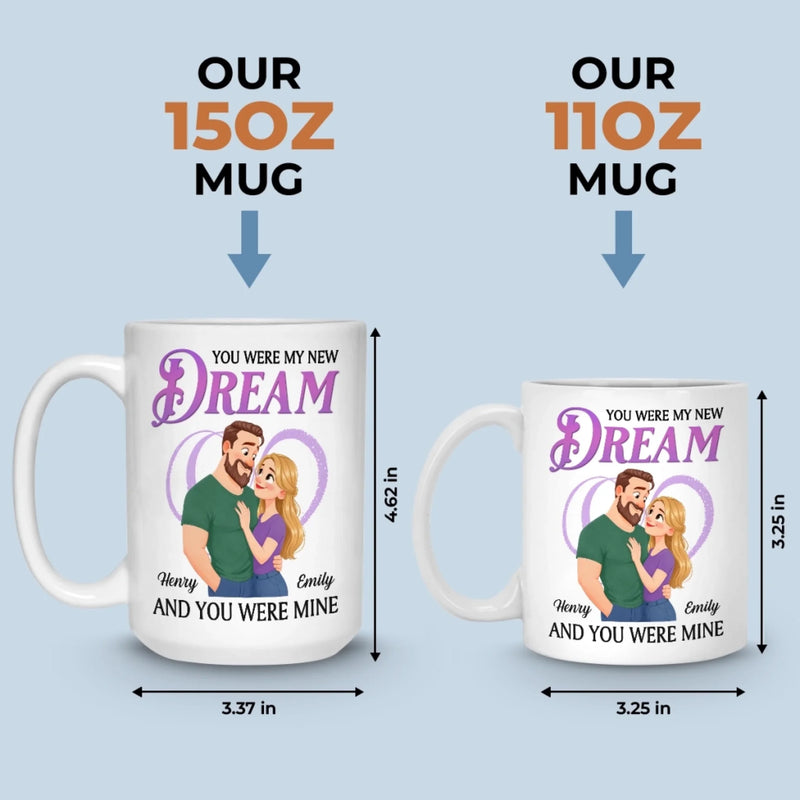 Custom Mug - Personalized Anniversary Wedding Gifts For Husband And Wife, Him And Her - Love Grows In Quiet Ways