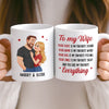 Custom Mug - Personalized Anniversary Wedding Gifts For Husband And Wife, Him And Her - You Are My Daily Yes