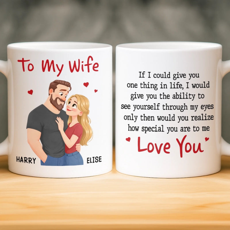 Custom Mug - Personalized Anniversary Wedding Gifts For Husband And Wife, Him And Her - Our Love Moves Gently