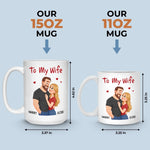 Custom Mug - Personalized Anniversary Wedding Gifts For Husband And Wife, Him And Her - Our Love Moves Gently