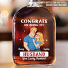 Custom Whiskey Bottle - Personalized Anniversary Wedding Gifts For Husband And Wife, Him And Her - Our Love Keeps Growing
