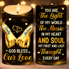 Custom LED Candle - Personalized Anniversary Wedding Gifts For Husband And Wife, Him And Her - You Are My Always