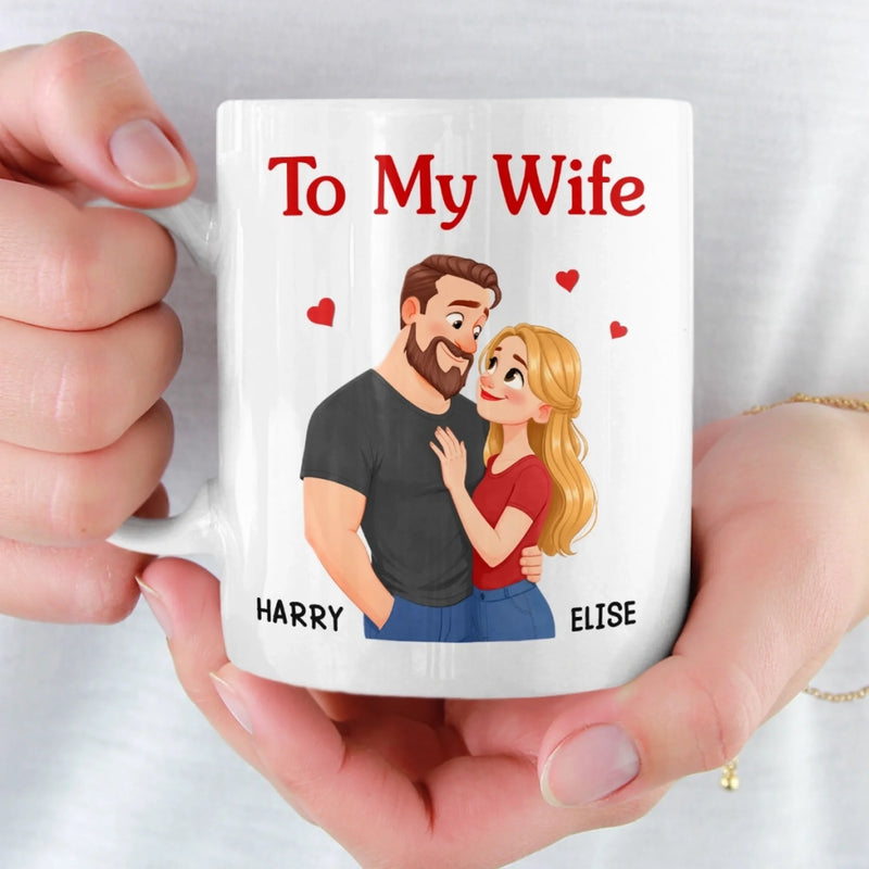 Custom Mug - Personalized Anniversary Wedding Gifts For Husband And Wife, Him And Her - You Are My Calm