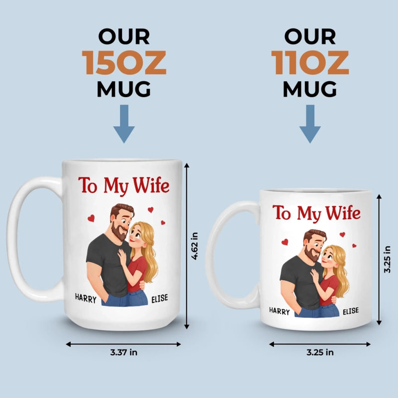 Custom Mug - Personalized Anniversary Wedding Gifts For Husband And Wife, Him And Her - You Are My Calm