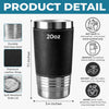 Custom Printed Leather Tumbler - Personalized Birthday Gifts For Brother - Forever Brothers Always Us