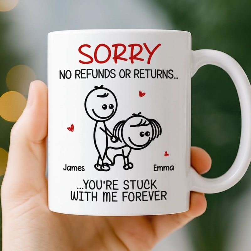 Custom Mug - Personalized Anniversary Wedding Gifts For Husband And Wife, Him And Her - Better Together