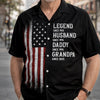 Custom Unisex Tropical Hawaiian Aloha Shirt - Personalized 4th Of July Gifts For Dad, Grandpa - Freedom Looks Good On Me