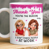 Custom 3D Inflated Effect Printed Mug - Personalized Retirement Gifts For Women, Besties, Sisters, BFF - You’re My Work Therapy