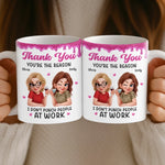 Custom 3D Inflated Effect Printed Mug - Personalized Retirement Gifts For Women, Besties, Sisters, BFF - You’re My Work Therapy