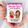 Custom 3D Inflated Effect Printed Mug - Personalized Retirement Gifts For Women, Besties, Sisters, BFF - You’re My Work Therapy