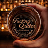 Custom Whiskey Glass - Personalized Retirement Gifts For Women, Men, Bourbon, Whiskey Lovers - Relaxed, Retired, Recharged