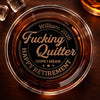 Custom Whiskey Glass - Personalized Retirement Gifts For Women, Men, Bourbon, Whiskey Lovers - Relaxed, Retired, Recharged