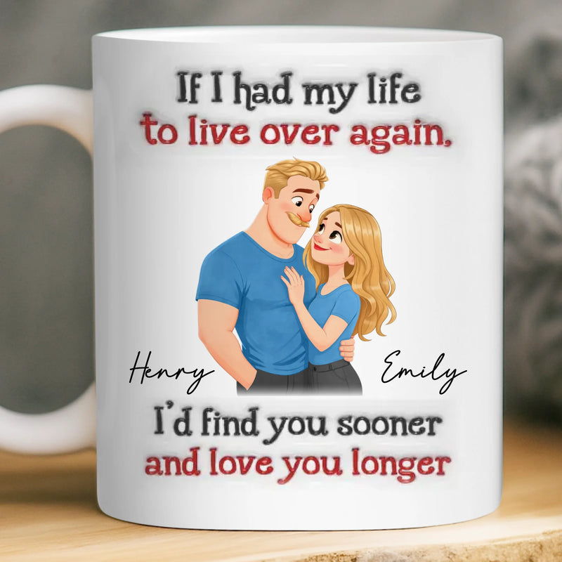 Custom Mug - Personalized Anniversary Wedding Gifts For Husband And Wife, Him And Her - Love Grows Here
